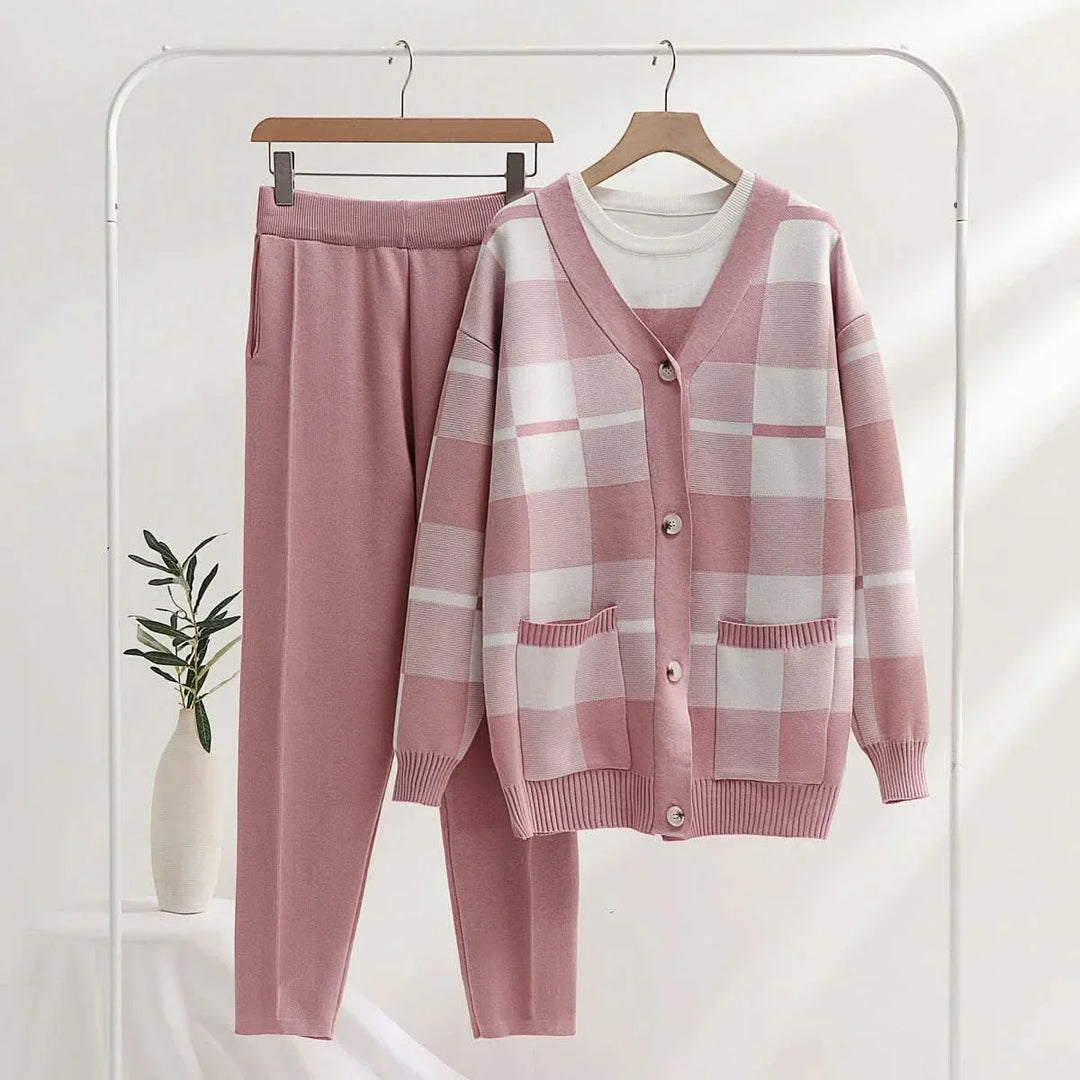 3-CZĘŚCIOWY KOMPLET SUNDAY SOFT-KNIT
