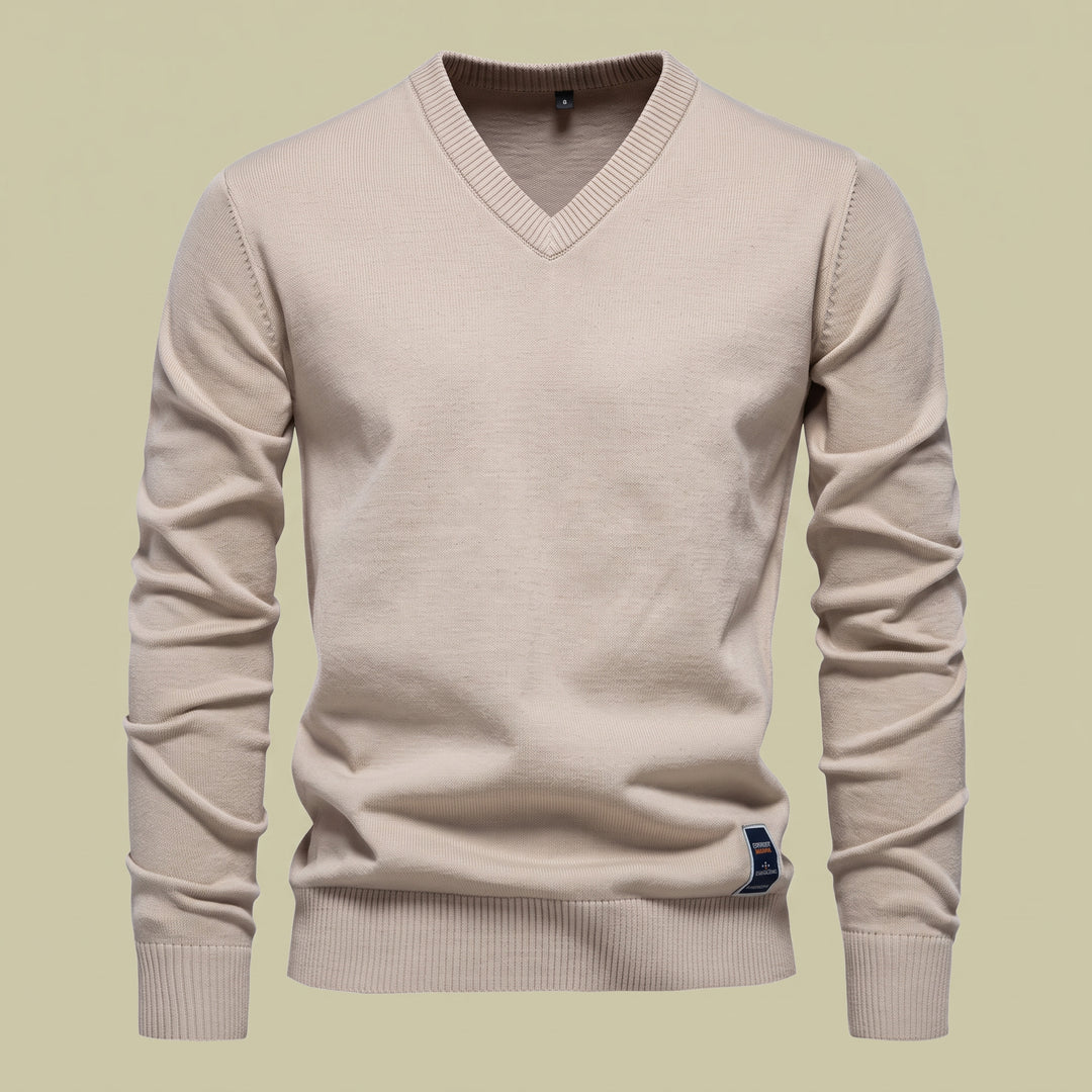 SWETER Z WEŁNY MERYNO HUXFORD