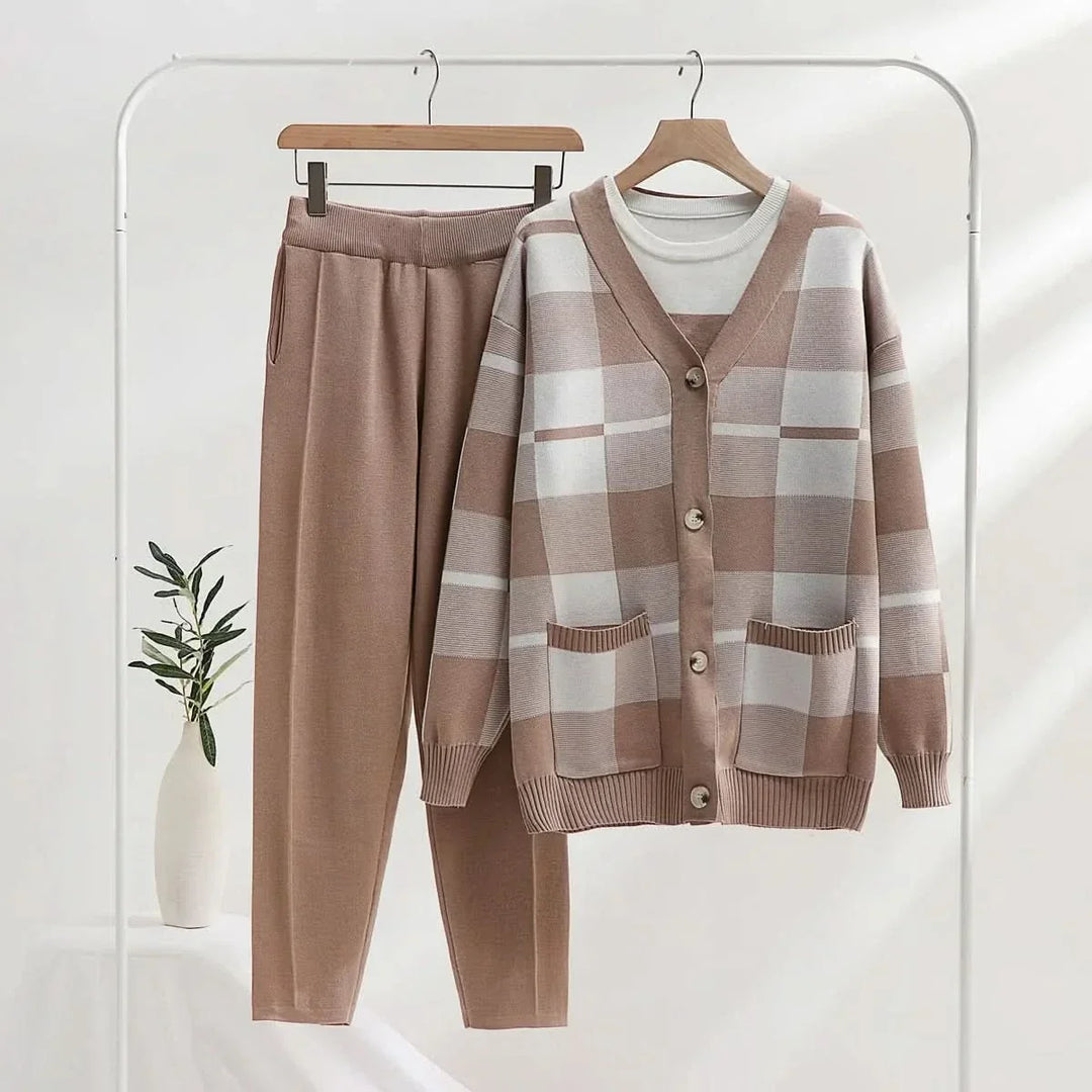 3-CZĘŚCIOWY KOMPLET SUNDAY SOFT-KNIT