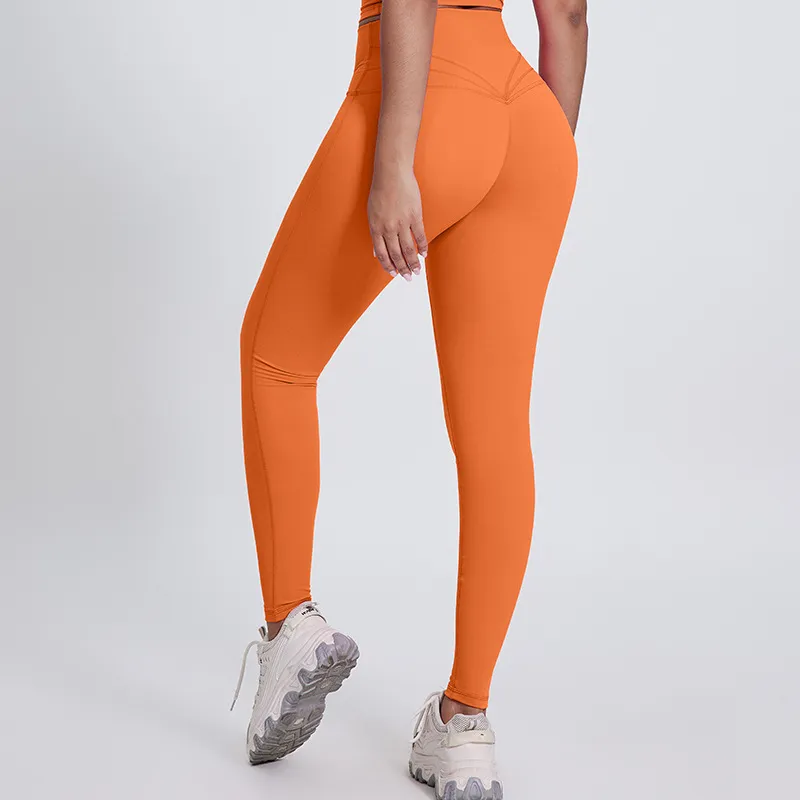 SoftlyZero legginsy do jogi z wysokim stanem, krzyżowanym pasem, kontrastową koronką i kieszeniami