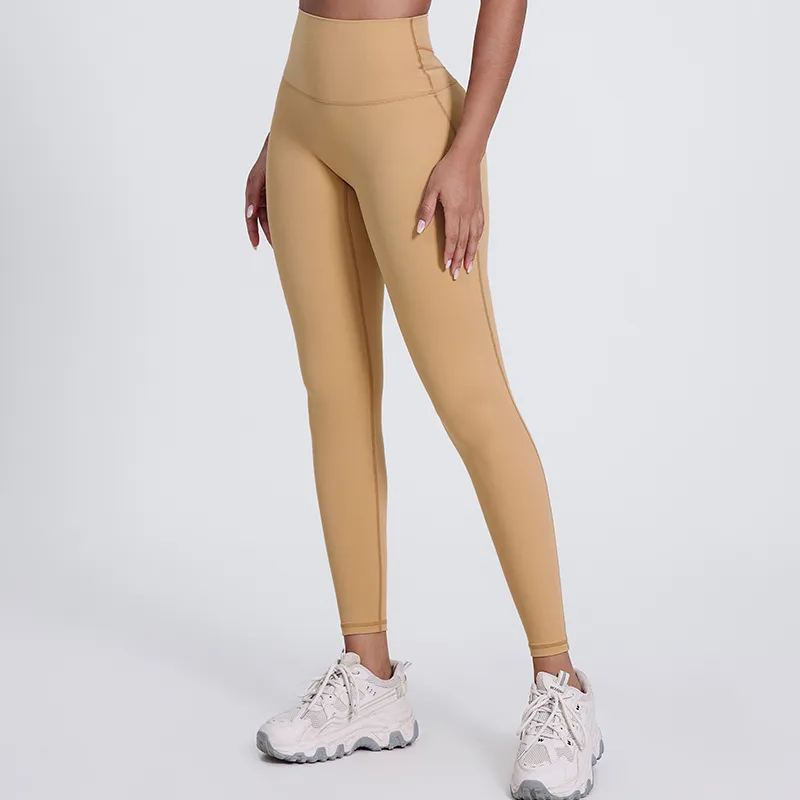 SoftlyZero legginsy do jogi z wysokim stanem, krzyżowanym pasem, kontrastową koronką i kieszeniami