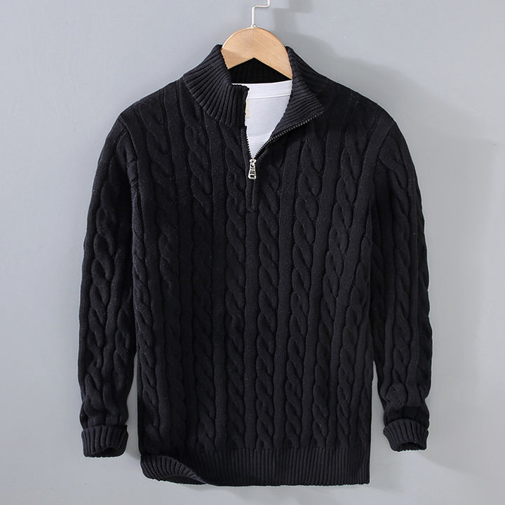 Sweter z dzianiny bawełnianej MILANO