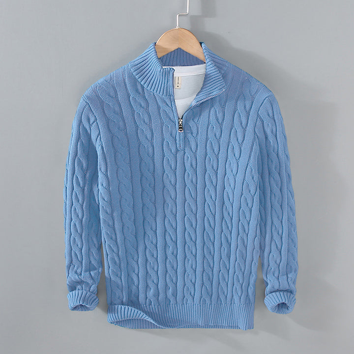 Sweter z dzianiny bawełnianej MILANO
