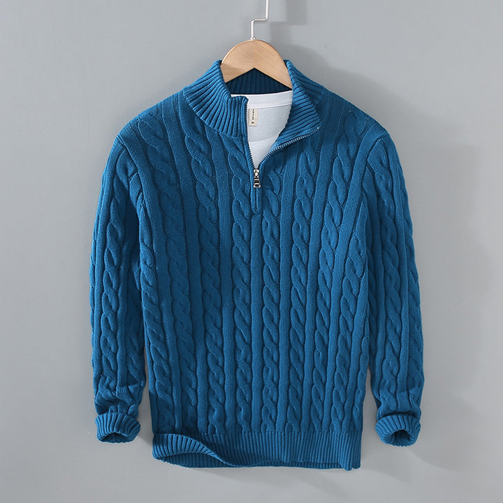 Sweter z dzianiny bawełnianej MILANO