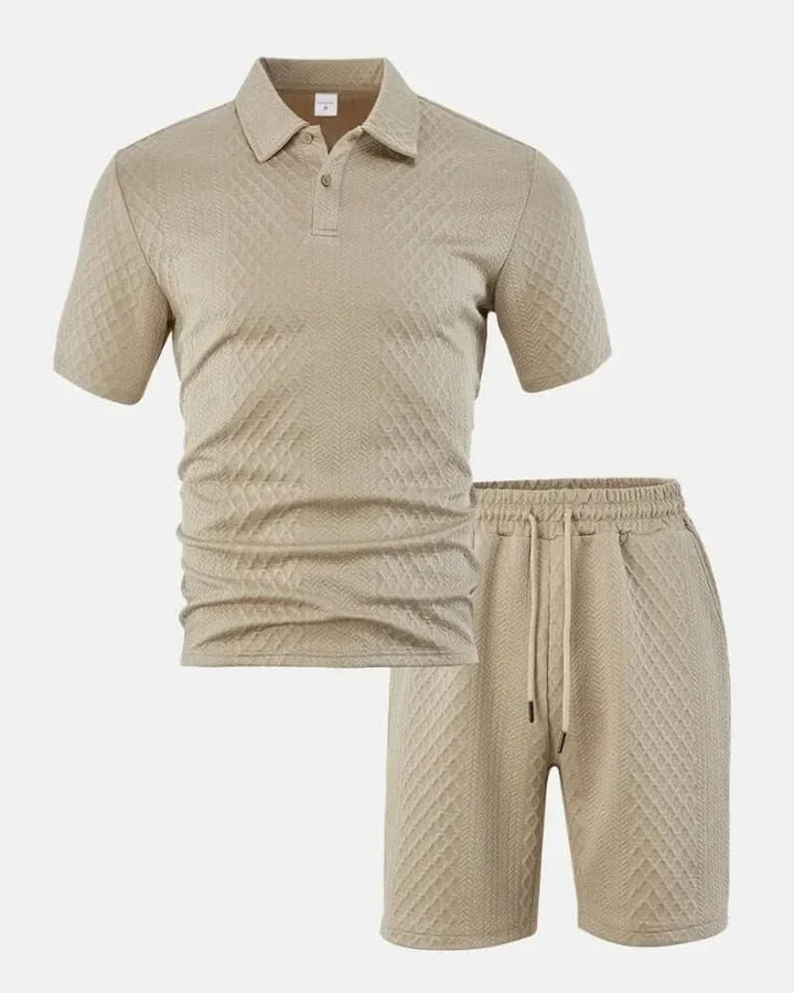 ZESTAW POLO PORTWELL Z DIAMENTOWEJ DZIANINY
