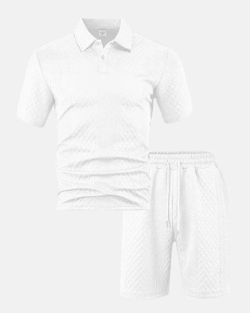 ZESTAW POLO PORTWELL Z DIAMENTOWEJ DZIANINY