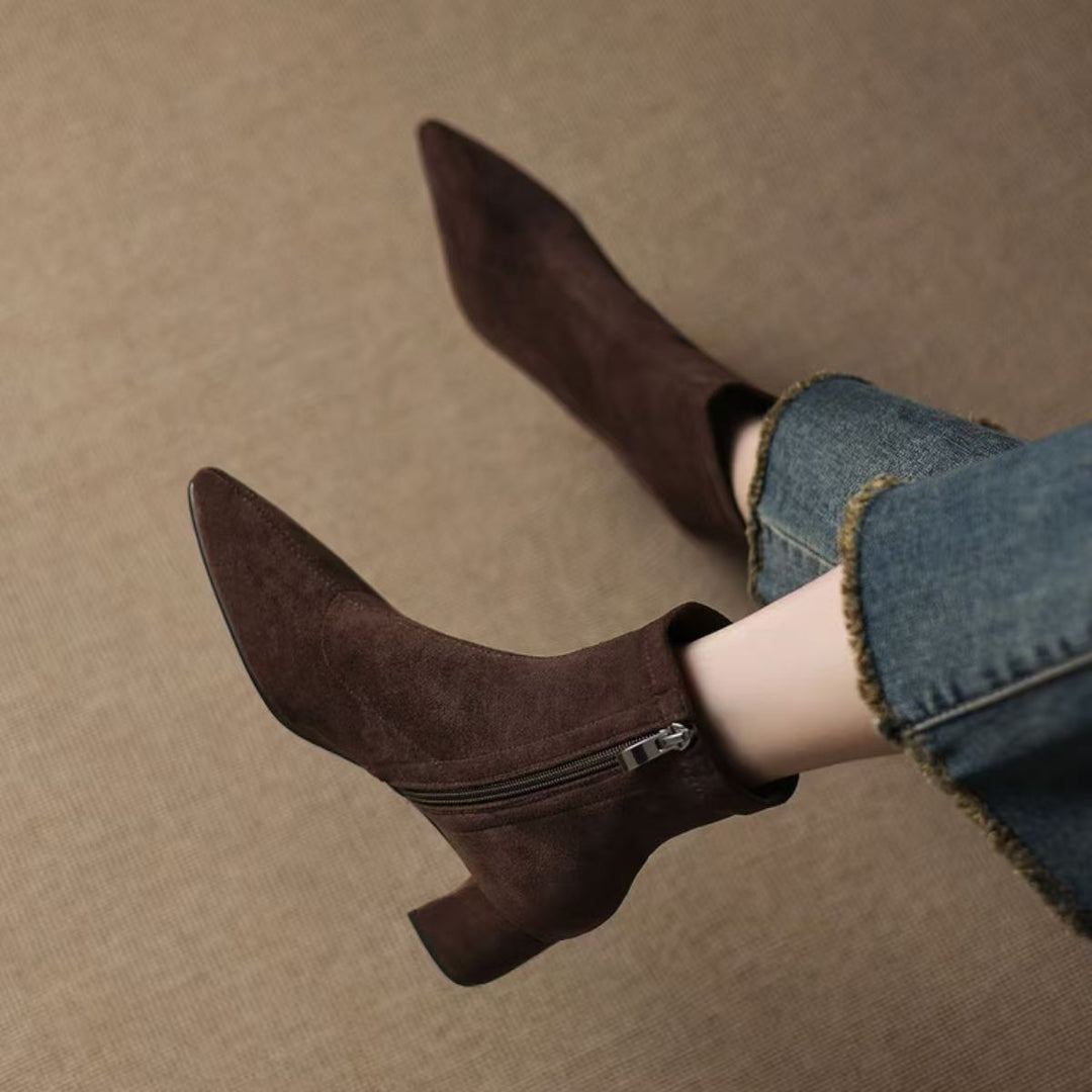 Zamszowe buty Sienna