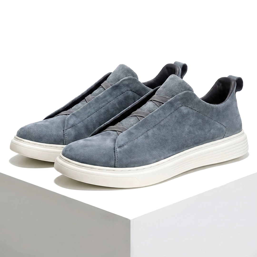 SNEAKERSY RIVINGTON Z ZAMSZEM KOMFORTOWE