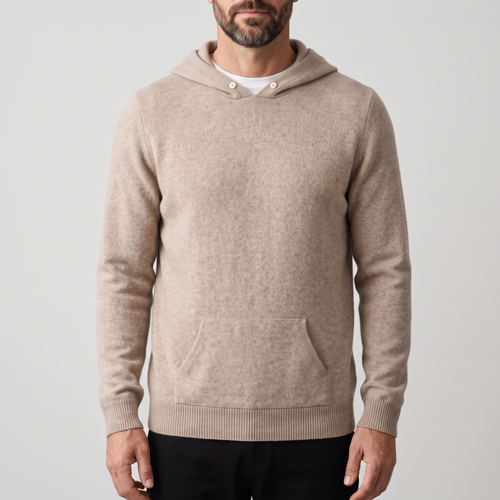 BLUZA Z KAPTUREM Z WEŁNY MERYNO ARDEN