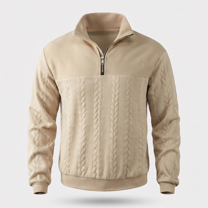 BLUZA CAMDEN PREMIUM Z ZAMKIEM ĆWIERĆWIEKOWYM