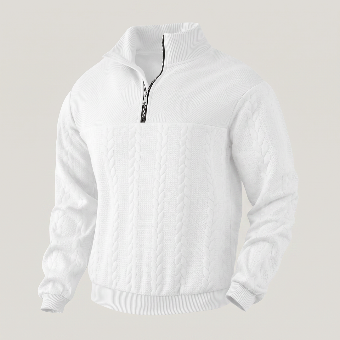 BLUZA CAMDEN PREMIUM Z ZAMKIEM ĆWIERĆWIEKOWYM