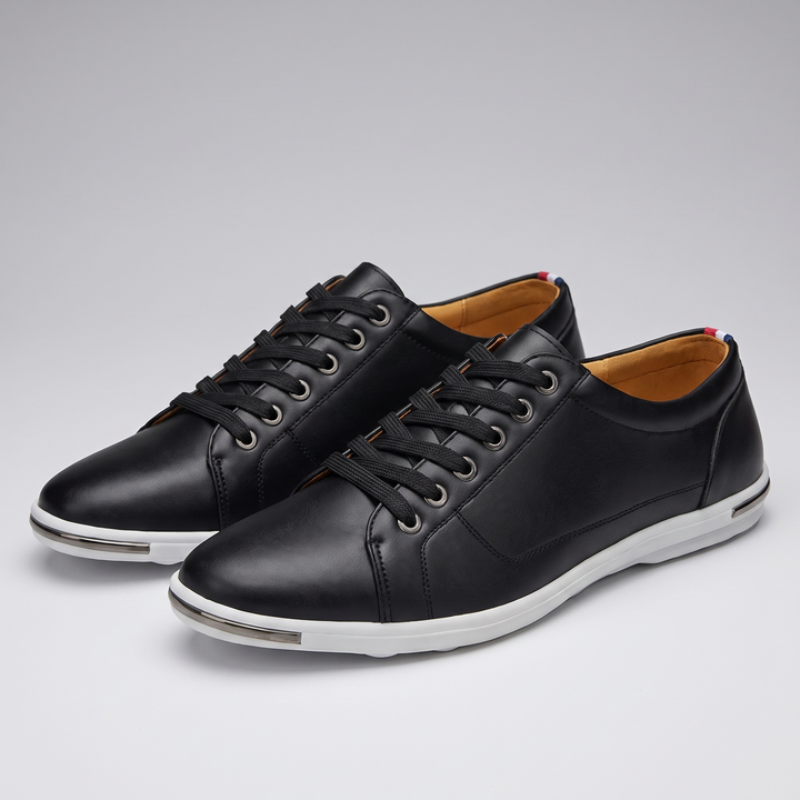 greySON LEATHER Trainers
