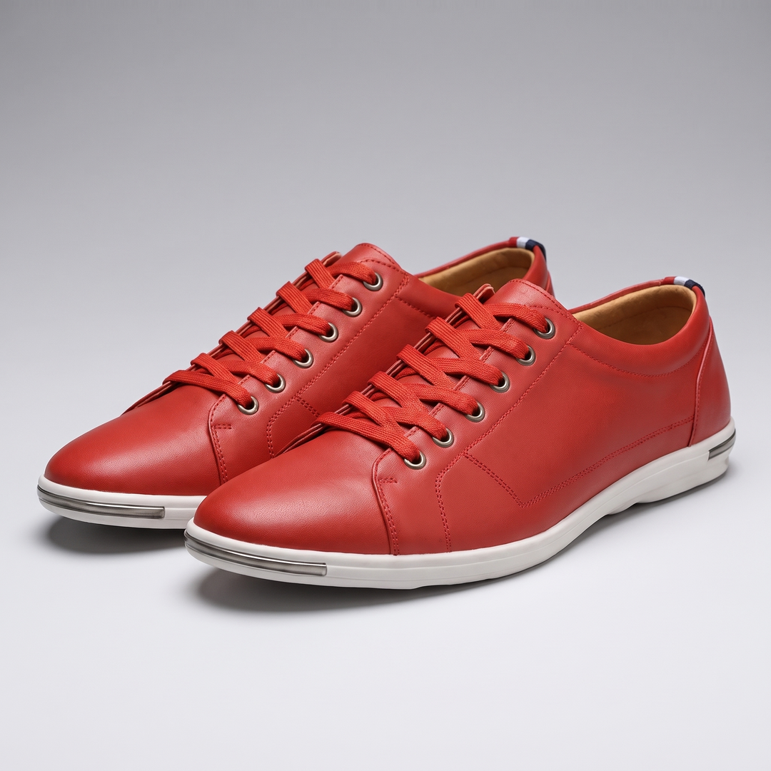greySON LEATHER Trainers
