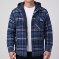 KURTKA FLANELOWA HARRY Z ODPINANYM KAPTUREM
