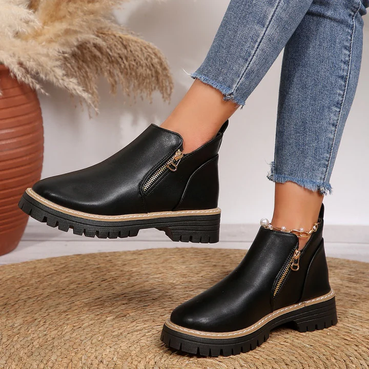 ZERINA KOMFORTOWE SKÓRZANE BUTY