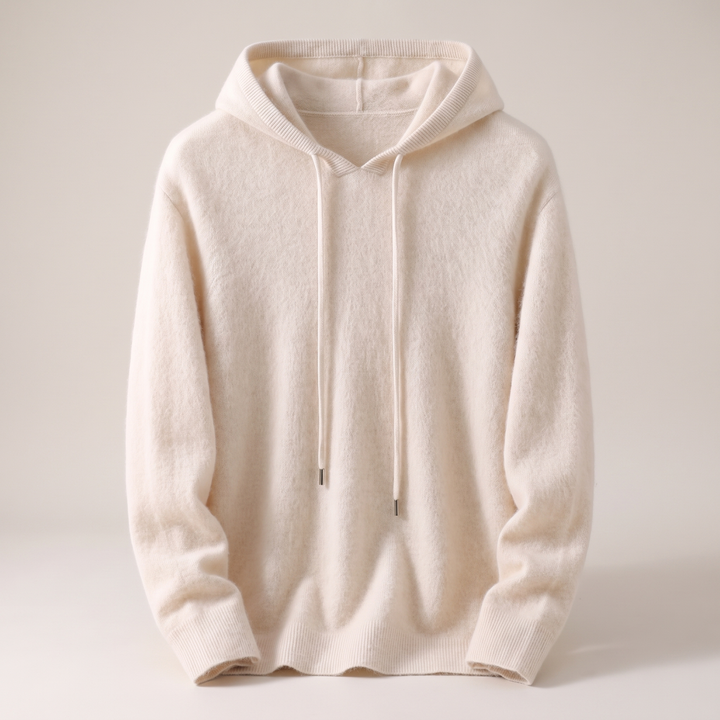 MILLIE CASHMERE BLUZA Z KAPTUREM